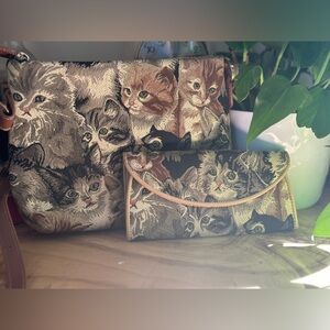 Cat Crossbody and Wallet